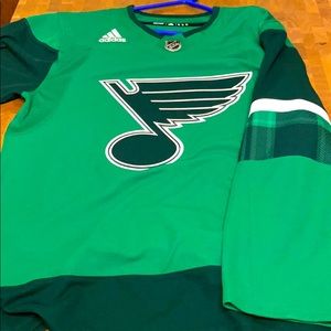 St pattys blues jersey! Brand new
